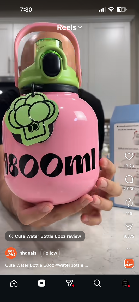 New Large Capacity Straw Water High Appearance Level 316 Stainless Steel Belly