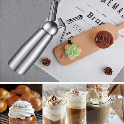 Professional Stainless Steel Whipped Cream Dispenser – 1000 mL