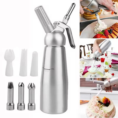 Professional Stainless Steel Whipped Cream Dispenser – 1000 mL