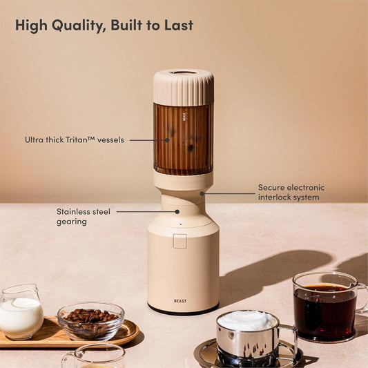 Mini Countertop Kitchen Blender | Blend Smoothies and Shakes, Dressings, Sauces, Dips | Straw Cap and Straws Included | 600W (Carbon Black)